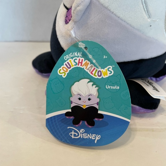 Disney Ursula The Little Mermaid 8”Squishmallows NWT - Picture 5 of 7